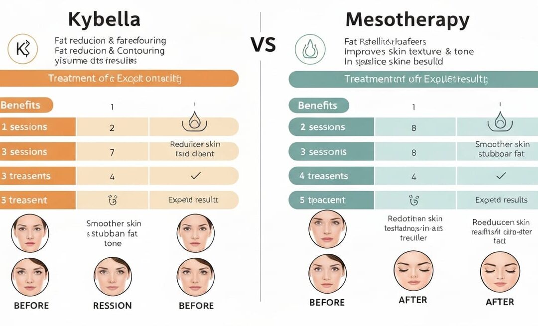 Double Chin Solutions: Kybella and Mesotherapy for Contoured Results
